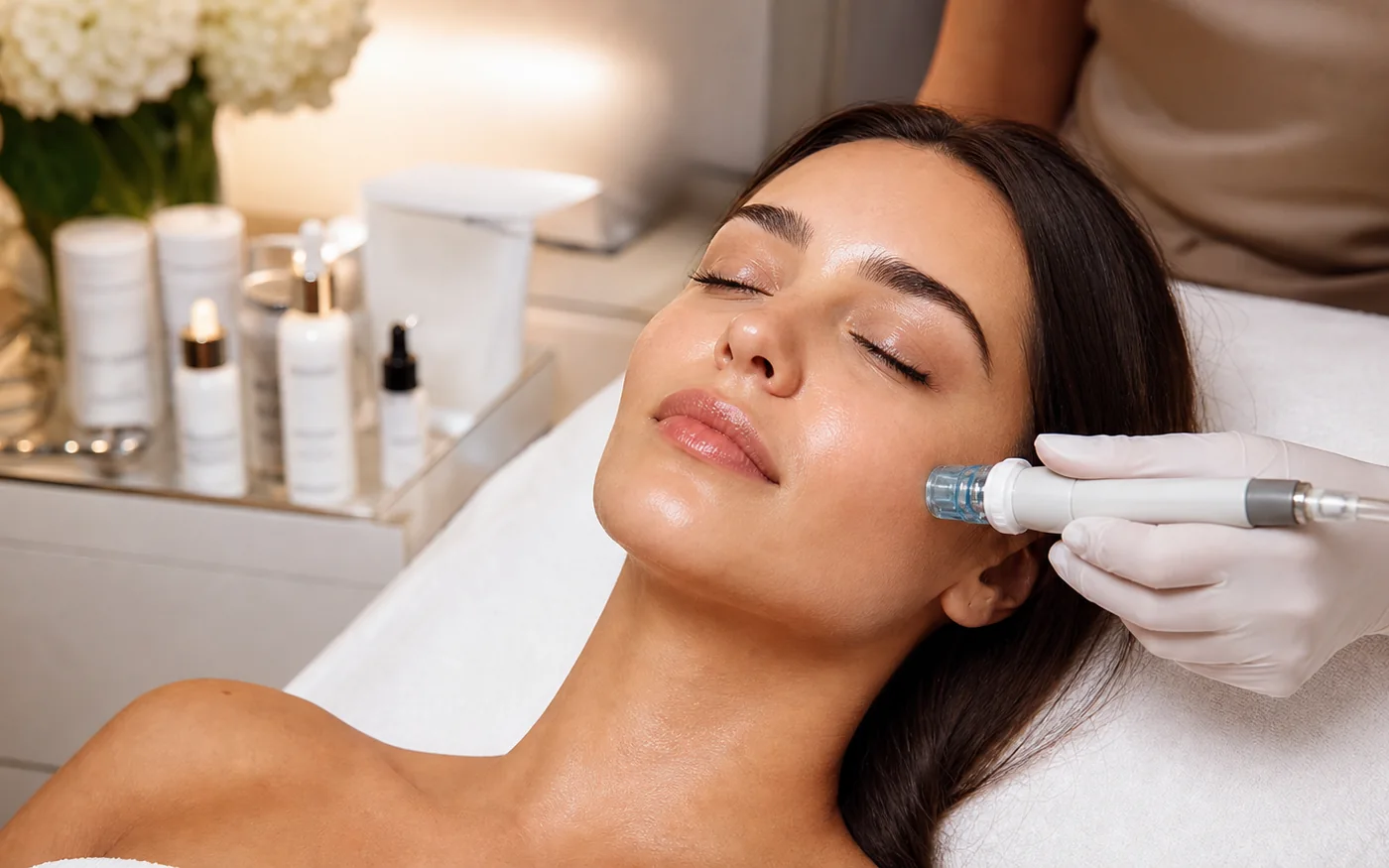 HydraFacial treatment at Unique Aesthetics in Brantford