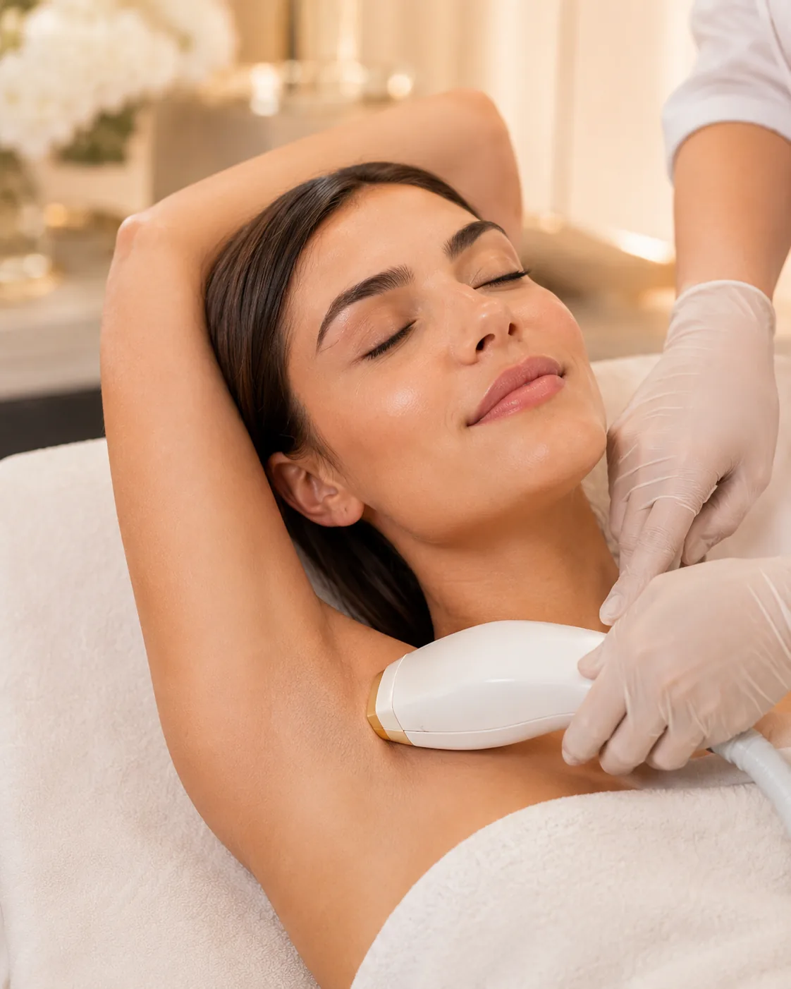 Underarm brightening treatment at Unique Aesthetics in Brantford