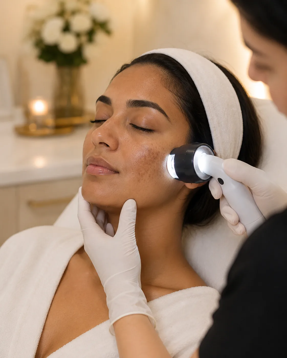 Customised melasma treatment assessment at Unique Aesthetics in Brantford